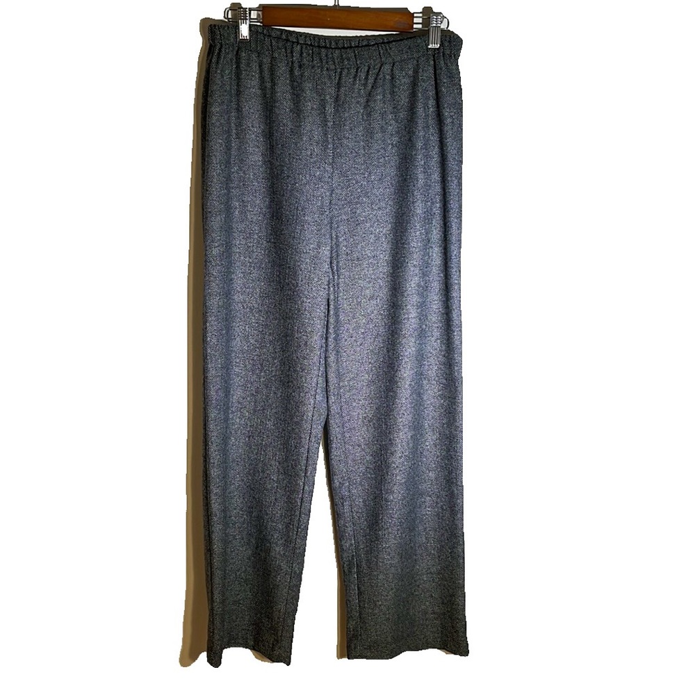 Eileen Fisher Charcoal/Grey Wool Tweed Dress Pants. Size S/P